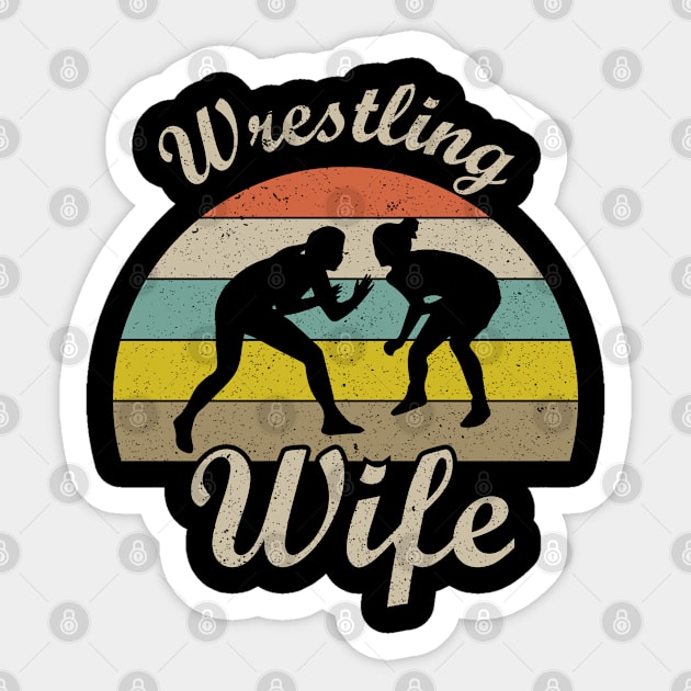 Wrestling Wife Sticker by foxredb